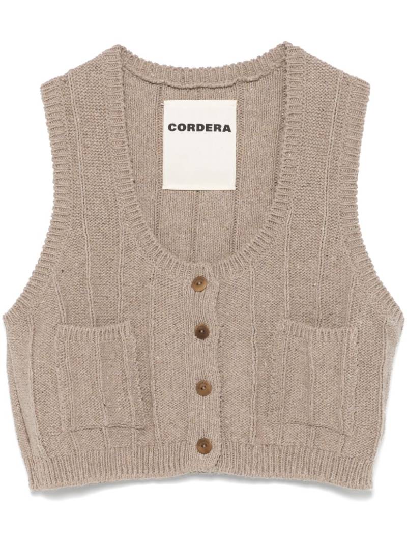 Cordera Heather waistcoat - Neutrals von Cordera