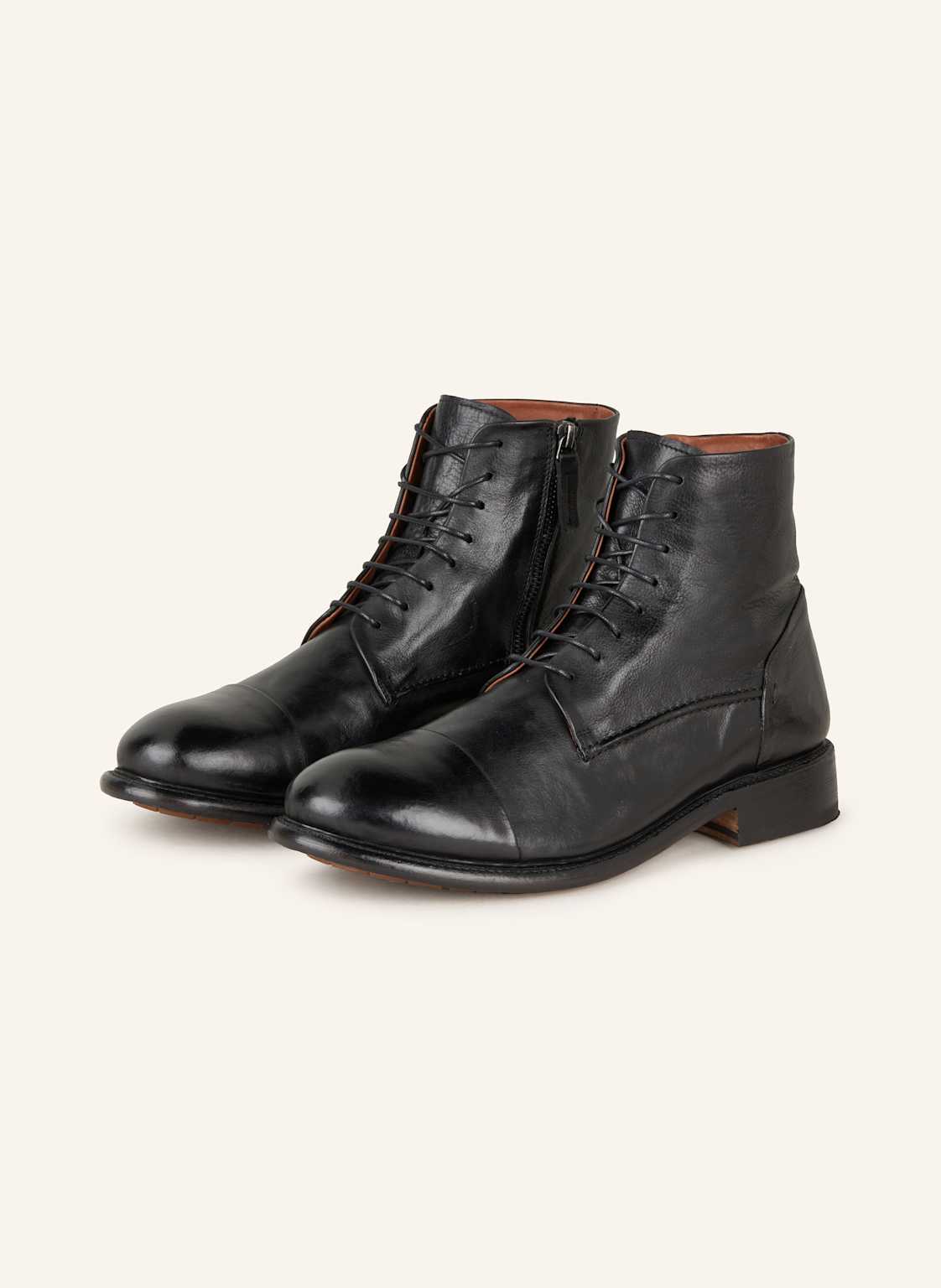 Cordwainer Schnürboots schwarz von Cordwainer