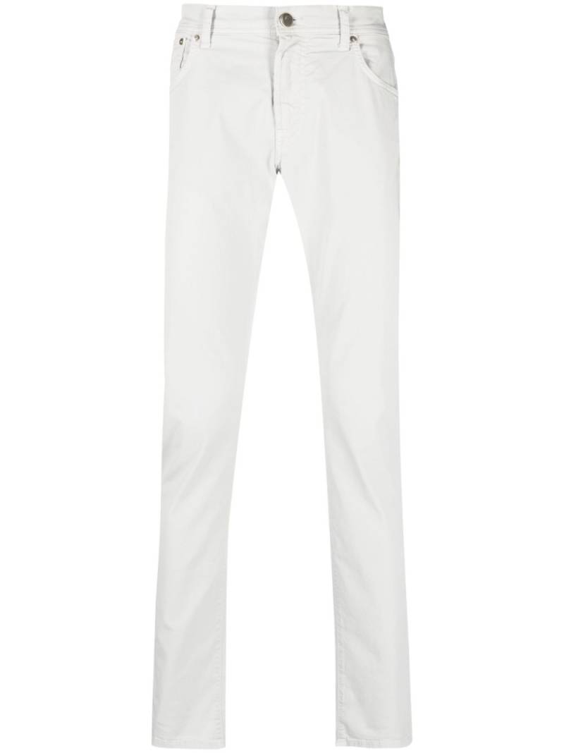 Corneliani low-rise skinny trousers - Grey von Corneliani