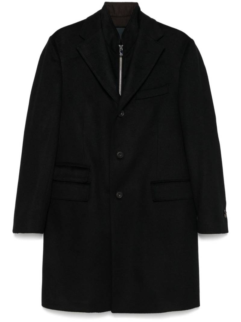 Corneliani Beaver coat - Black von Corneliani