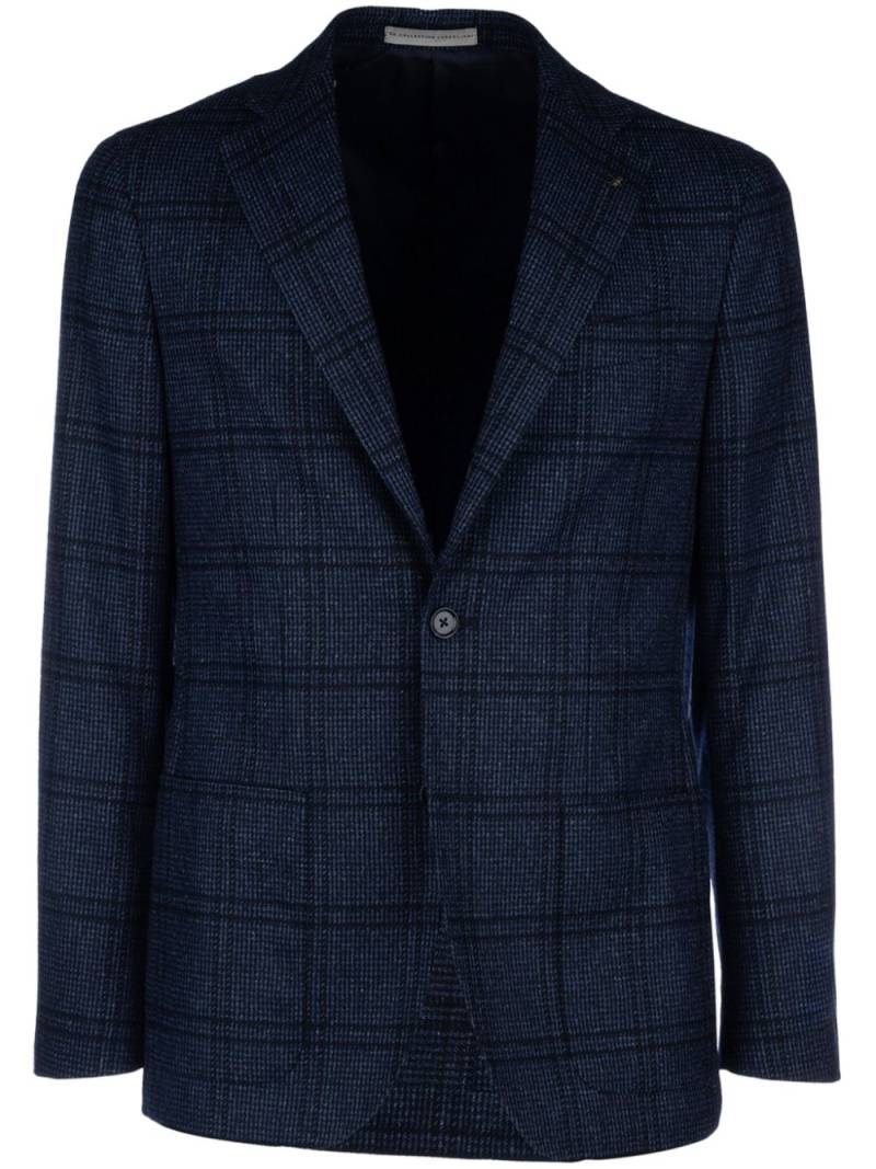 Corneliani checked blazer - Blue von Corneliani