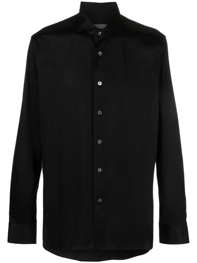 Corneliani classic-collar cotton shirt - Black von Corneliani