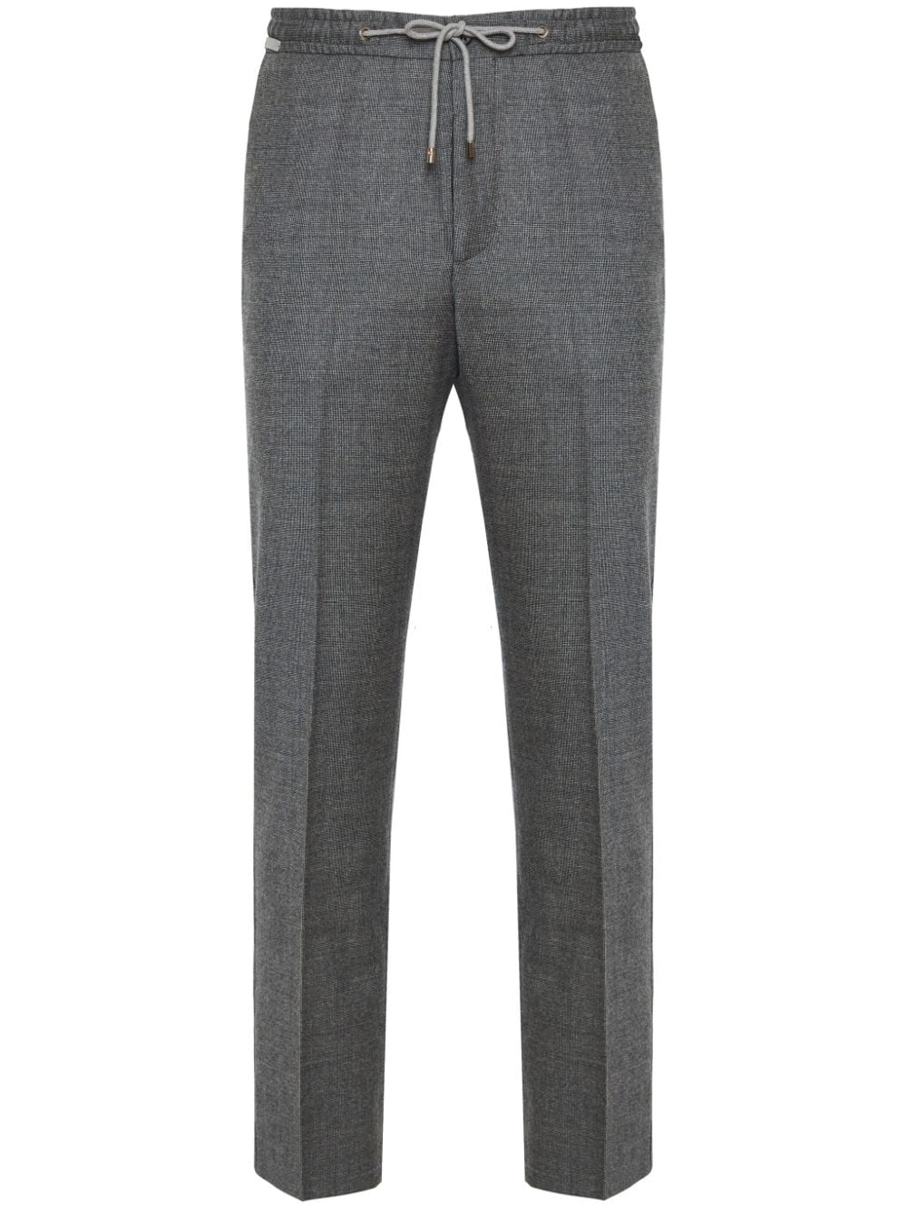 Corneliani creased straight-leg trousers - Grey von Corneliani