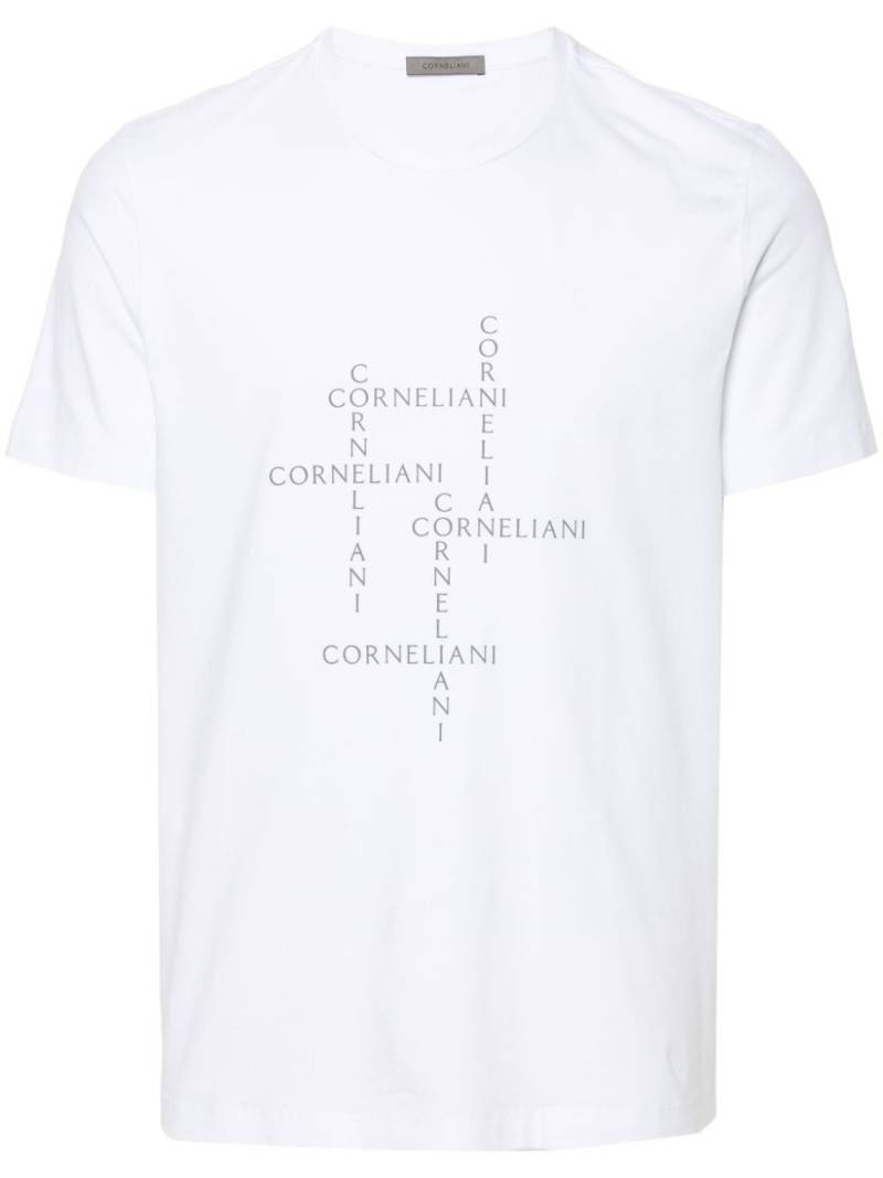 Corneliani crew-neck stretch-jersey T-shirt - White von Corneliani