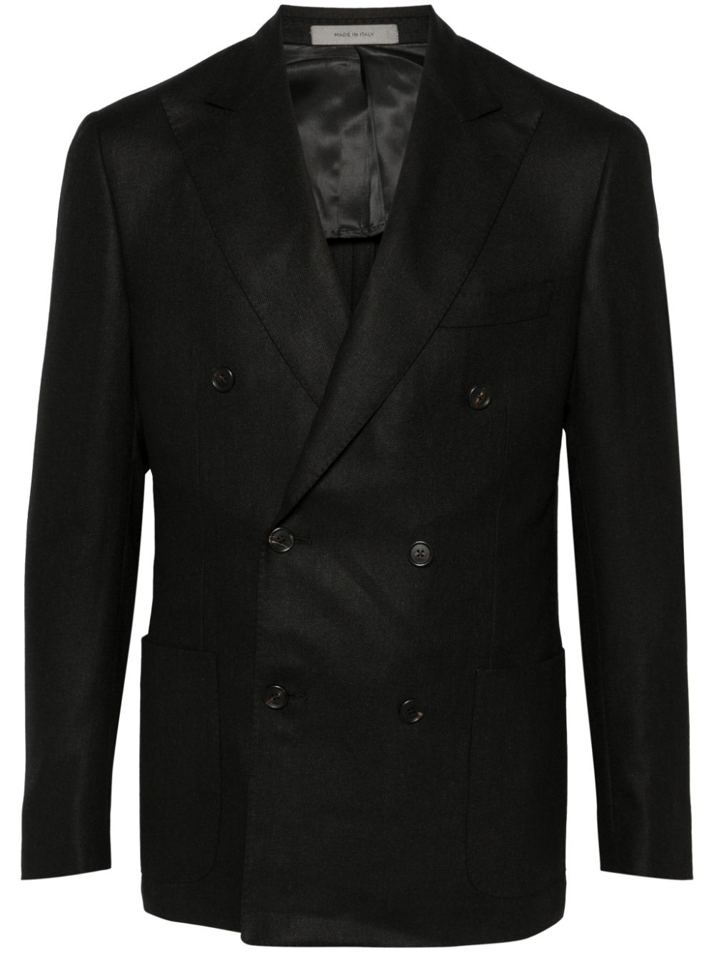 Corneliani double-breasted blazer - Black von Corneliani