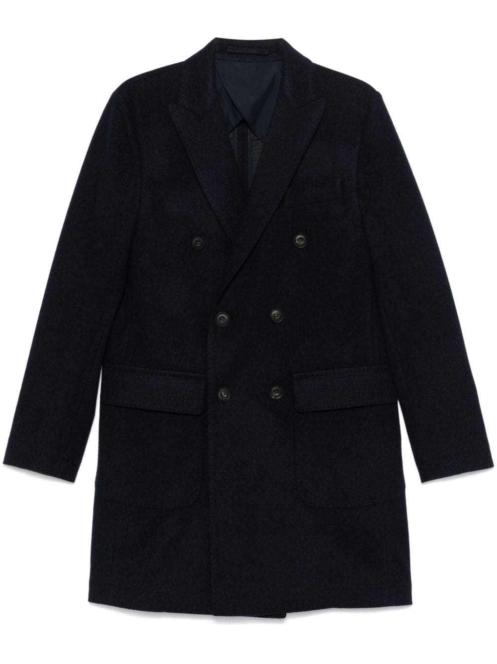 Corneliani double-breasted coat - Blue von Corneliani