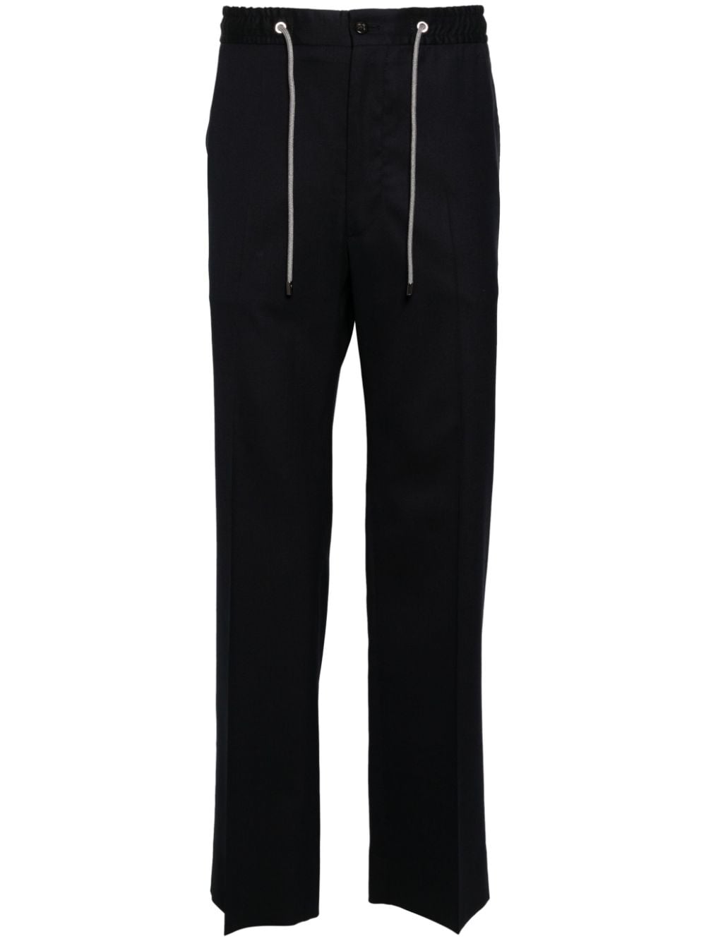 Corneliani drawstring tapered-leg trousers - Blue von Corneliani