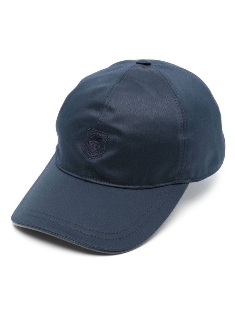 Corneliani embroidered-logo cap - Blue von Corneliani