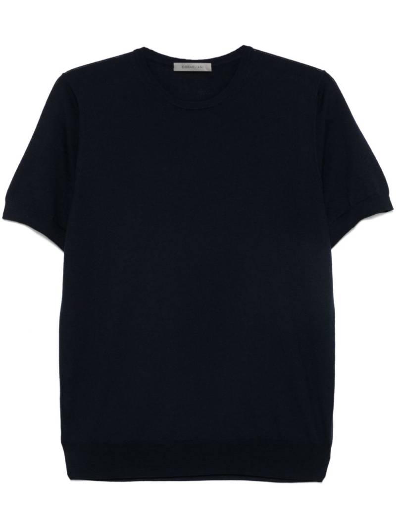 Corneliani fine-knit T-shirt - Blue von Corneliani