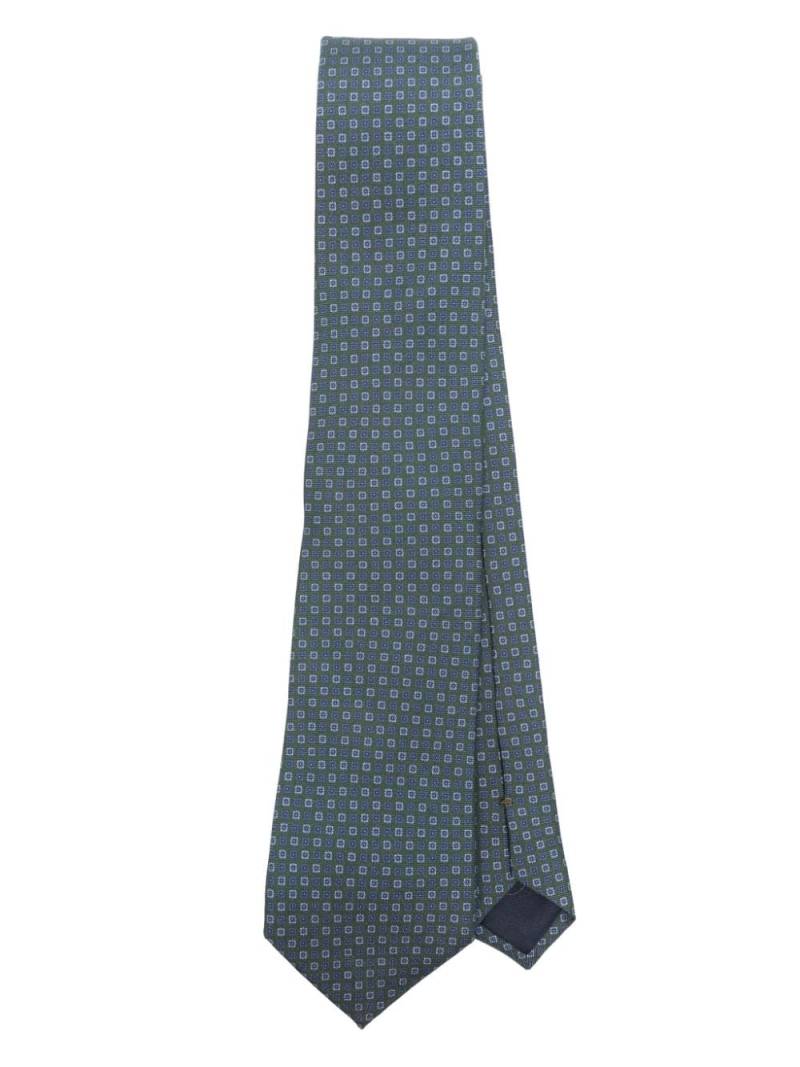 Corneliani floral-print tie - Green von Corneliani