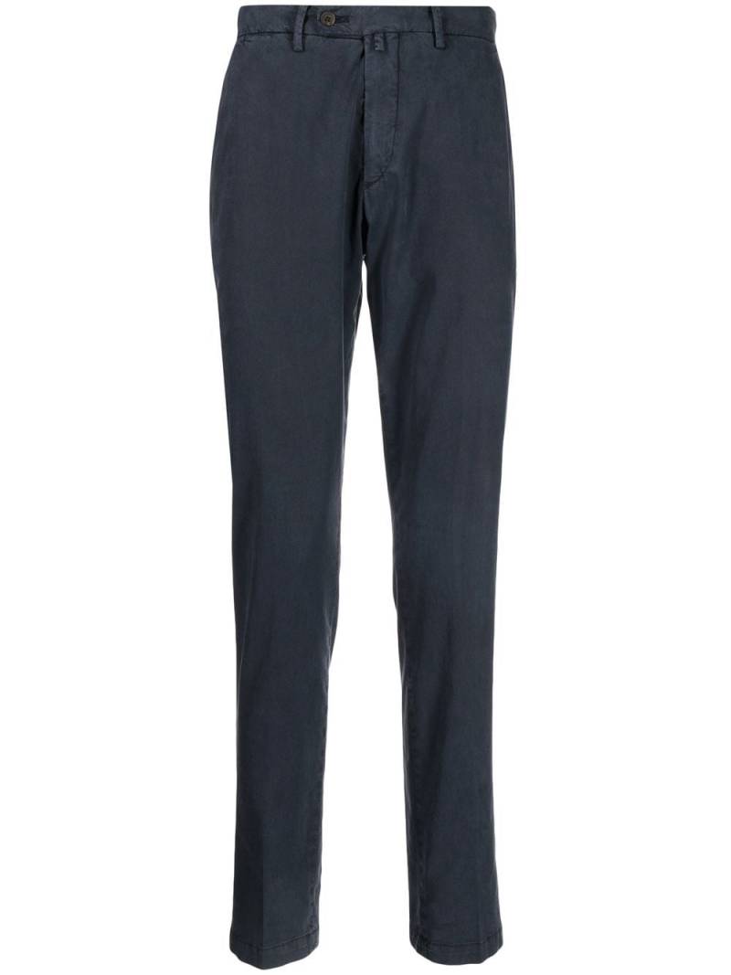 Corneliani four-pocket slim-cut chinos - Blue von Corneliani