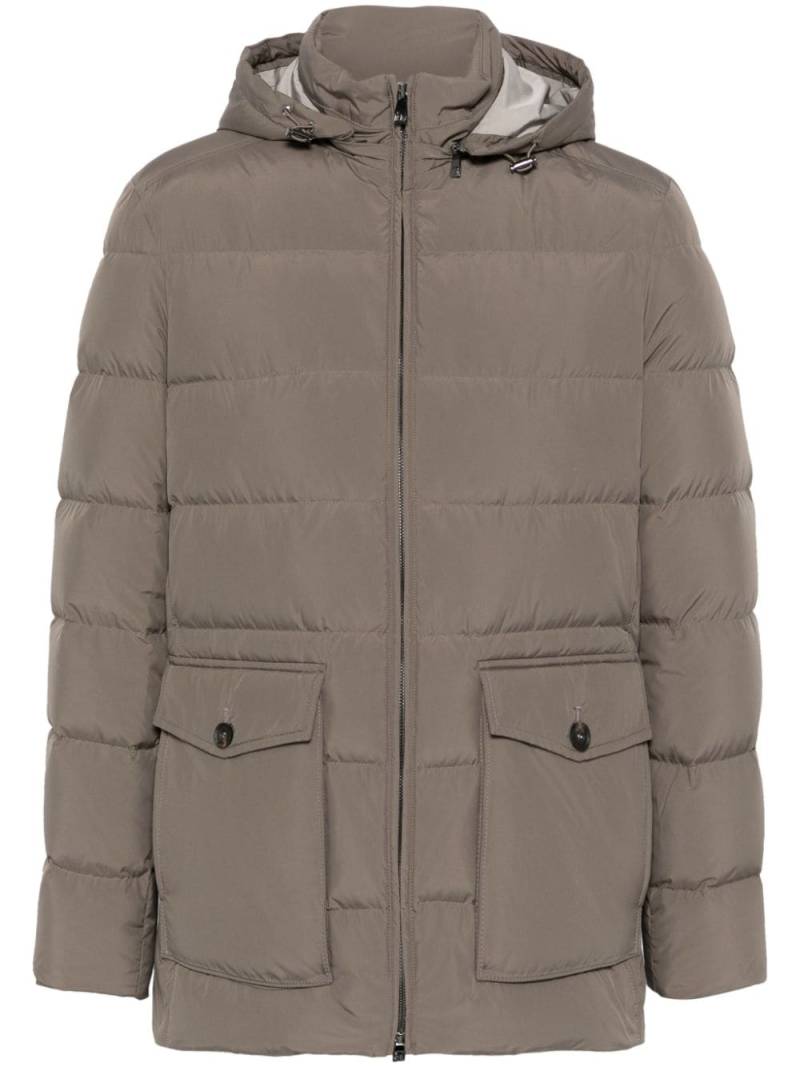 Corneliani hooded puffer jacket - Neutrals von Corneliani