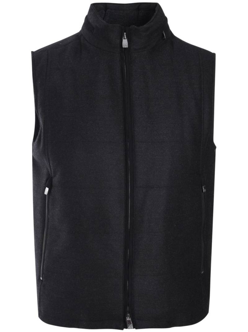 Corneliani knitted waistcoat - Black von Corneliani