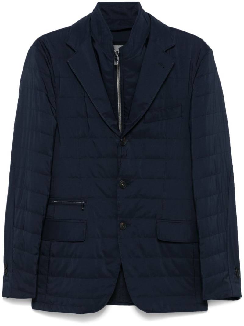 Corneliani layered jacket - Blue von Corneliani