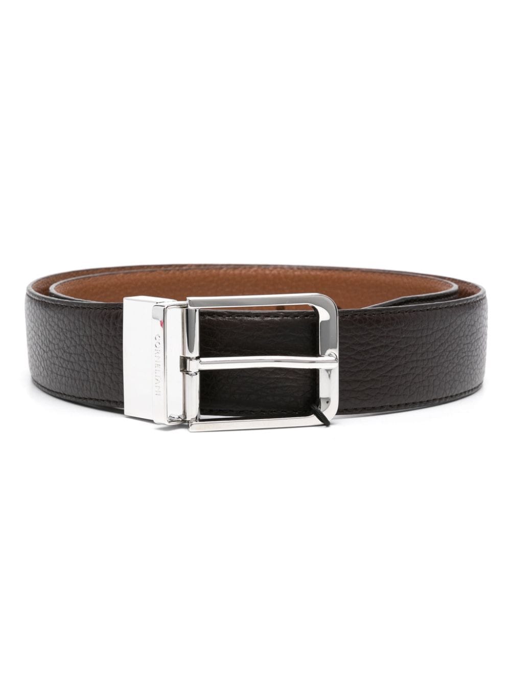 Corneliani leather buckle belt - Brown von Corneliani
