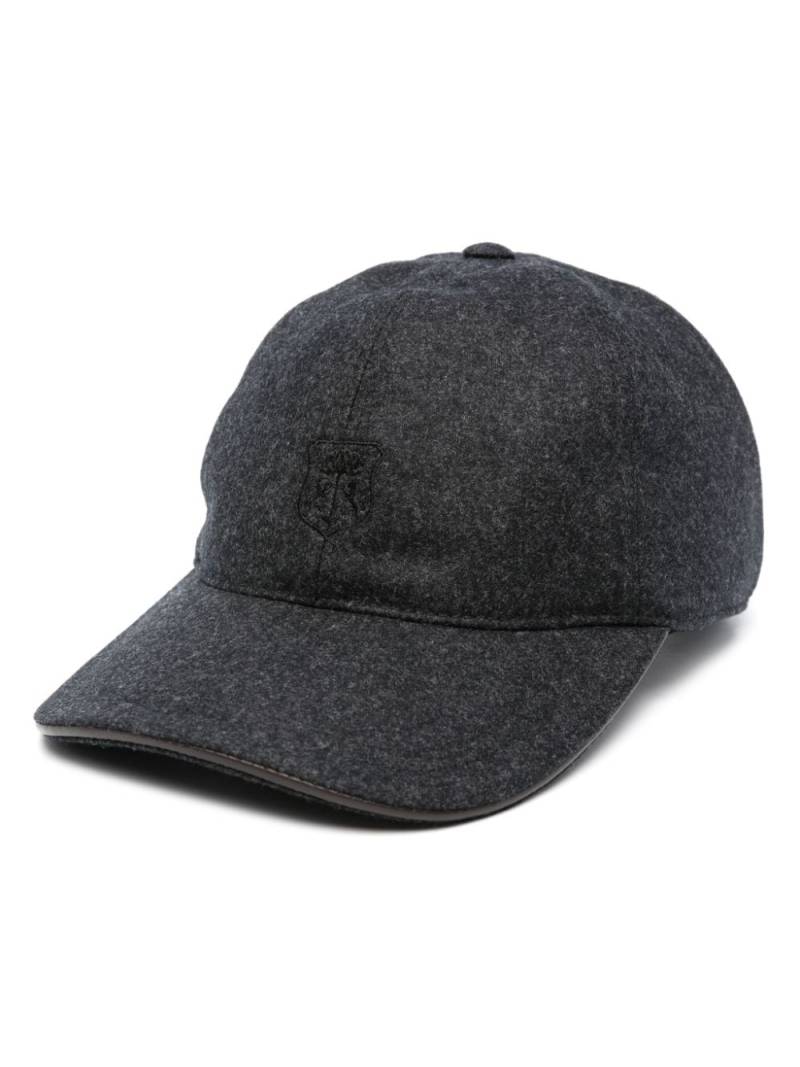 Corneliani logo-embroidered cap - Grey von Corneliani