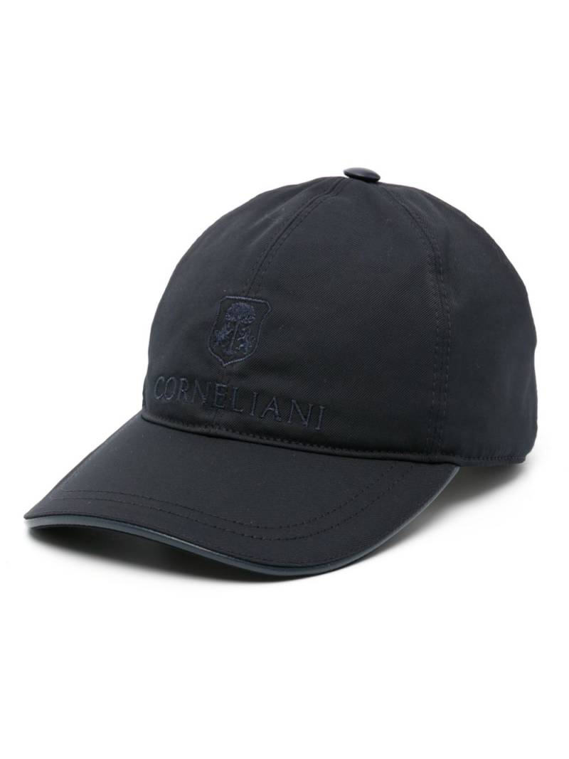 Corneliani logo-embroidered technical cap - Blue von Corneliani