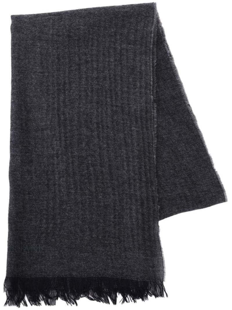 Corneliani mélange-effect scarf - Grey von Corneliani