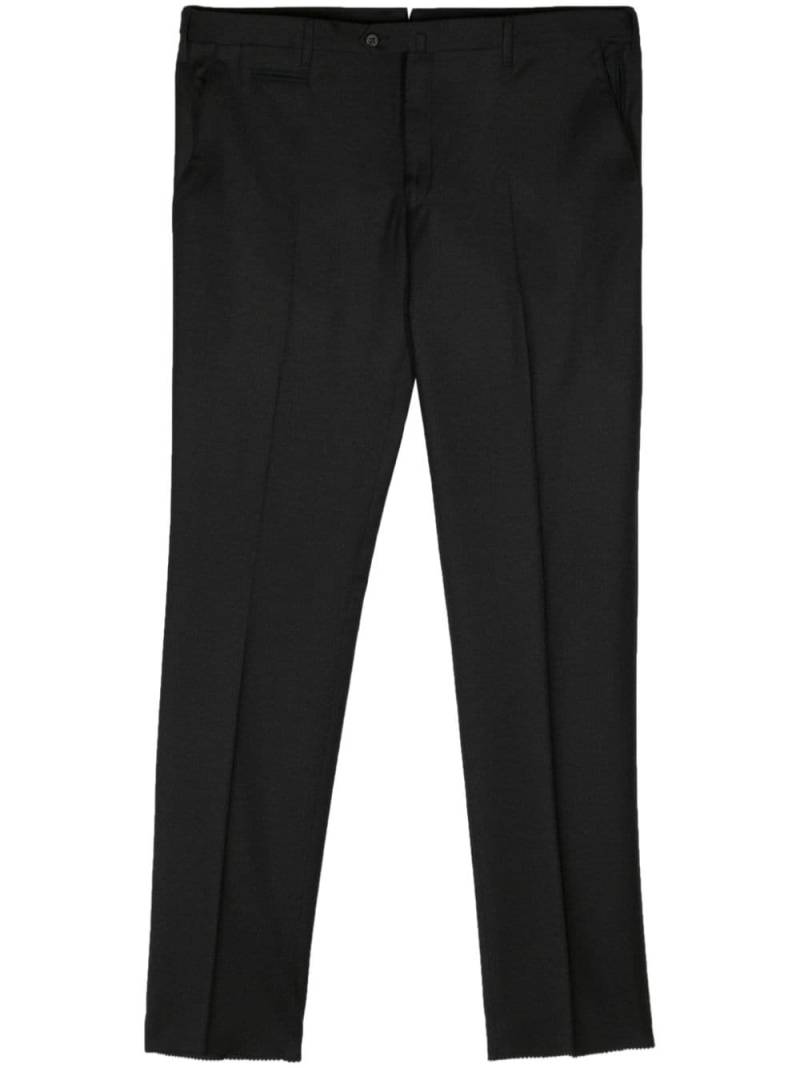 Corneliani mid-rise tailored felted trousers - Grey von Corneliani