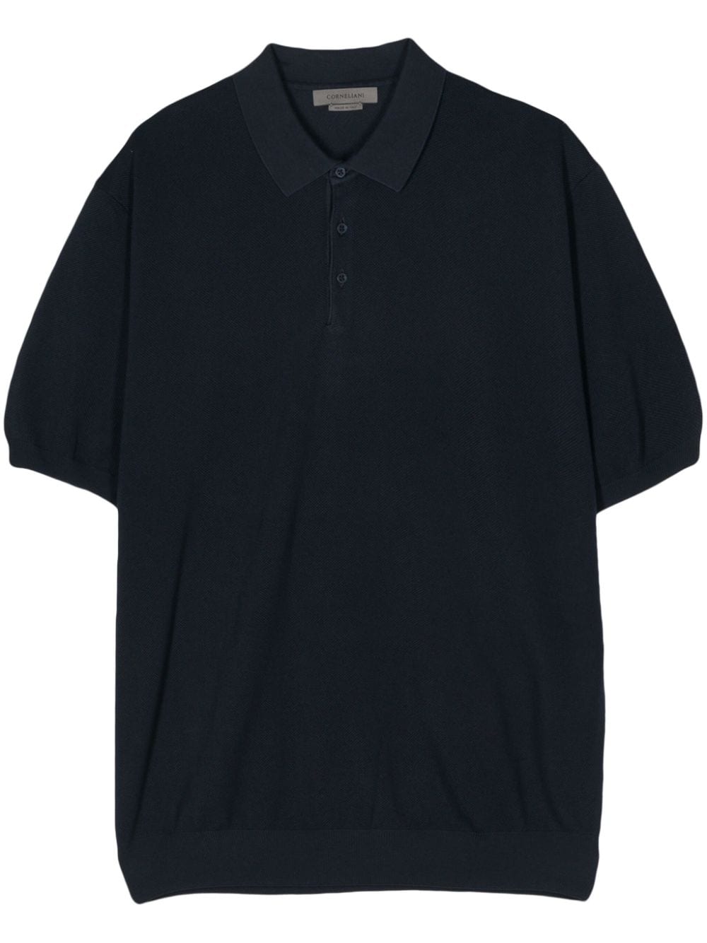 Corneliani piqué-weave polo shirt - Blue von Corneliani