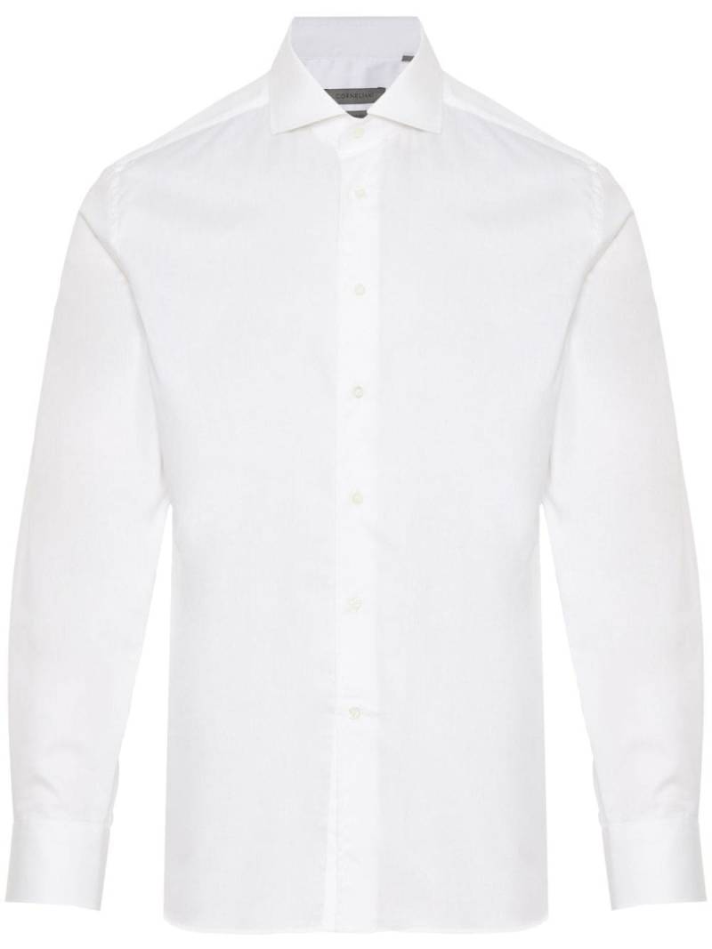 Corneliani poplin shirt - White von Corneliani