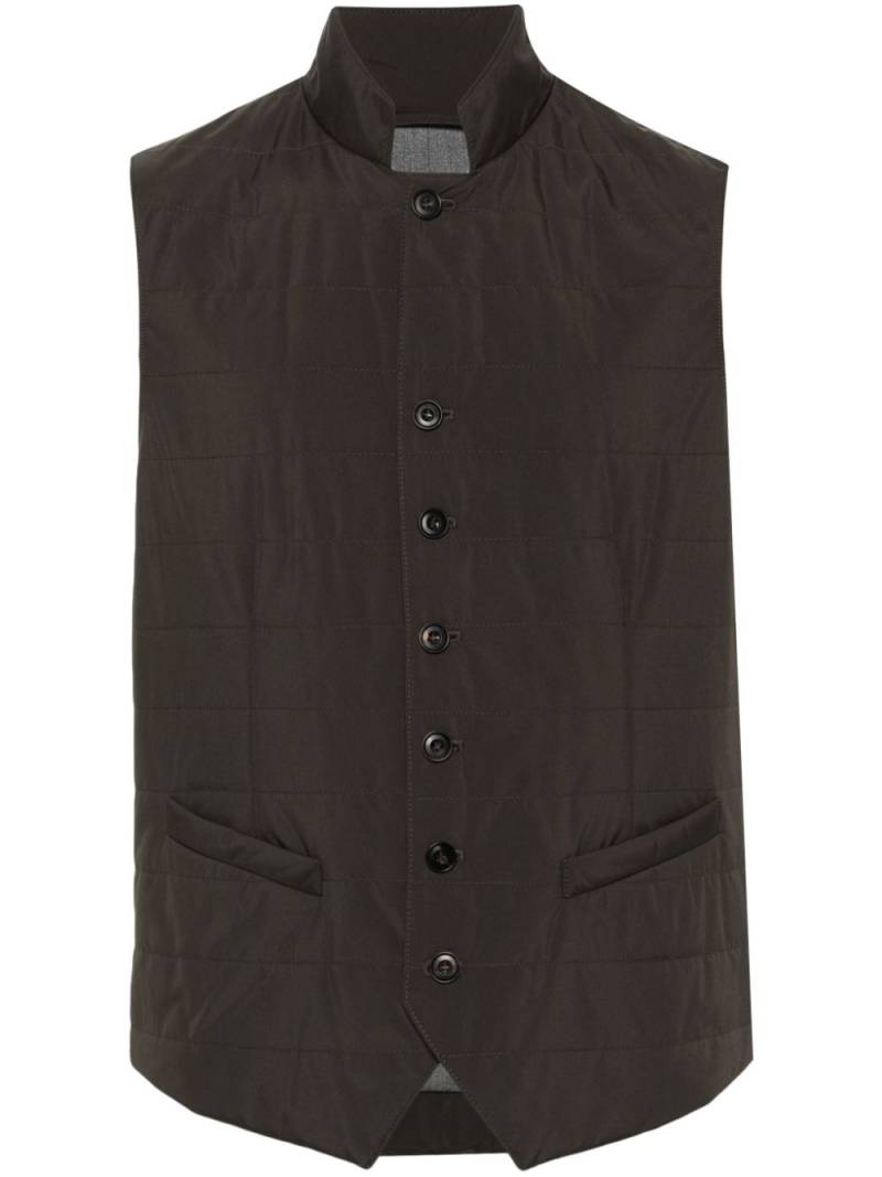 Corneliani quilted gilet - Green von Corneliani