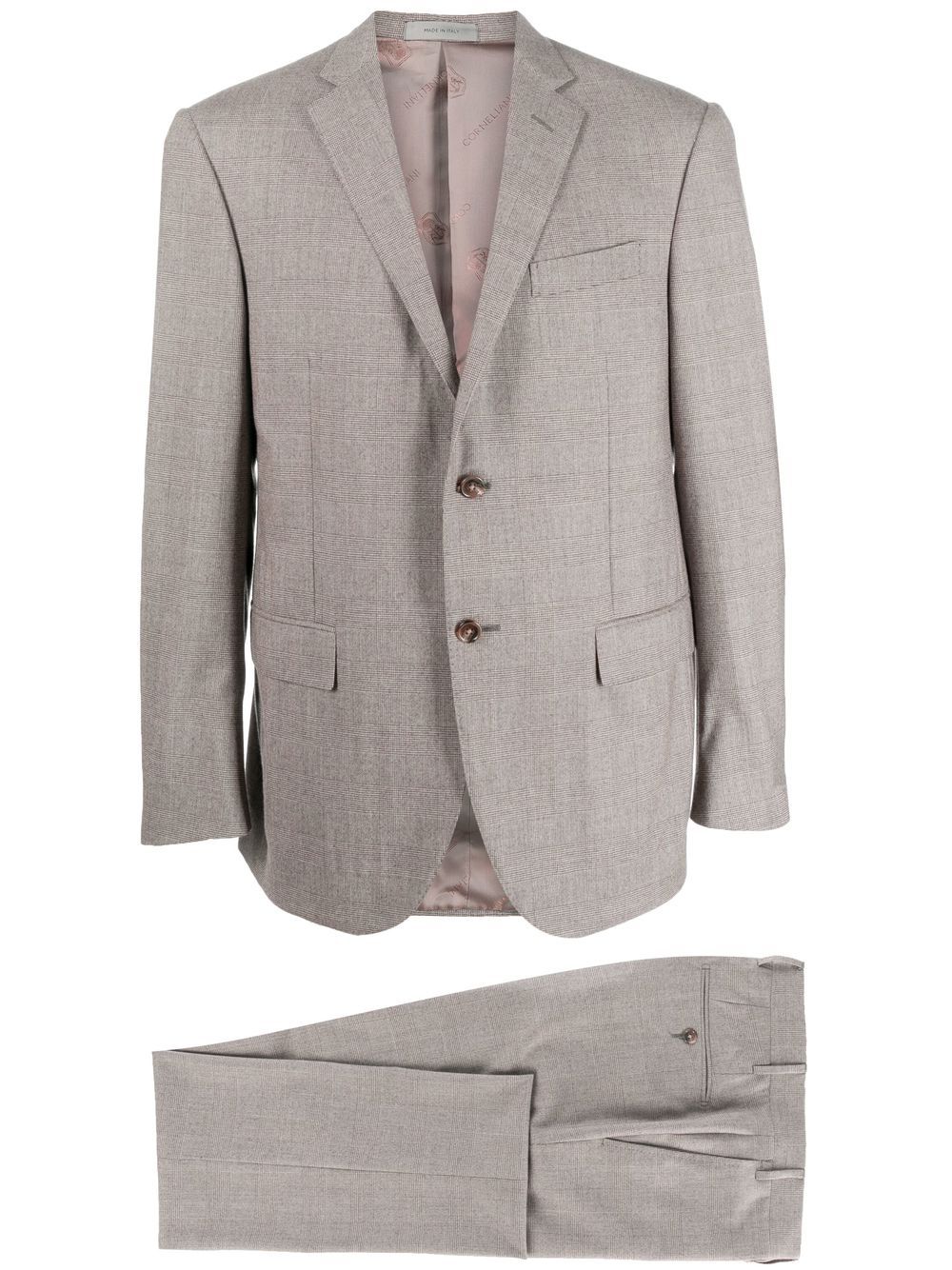 Corneliani single-breasted tailored suit - Neutrals von Corneliani