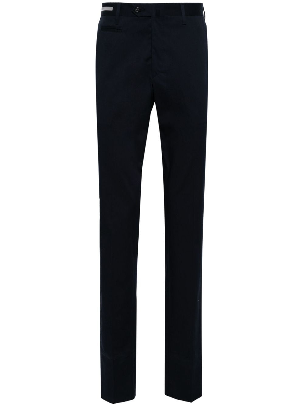 Corneliani slim-fit cotton trousers - Blue von Corneliani