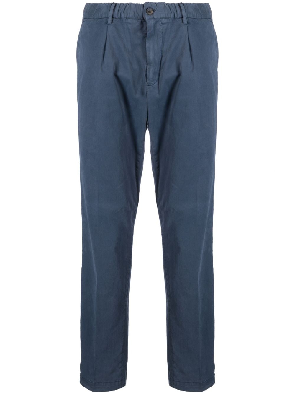 Corneliani straight-leg chino trousers - Blue