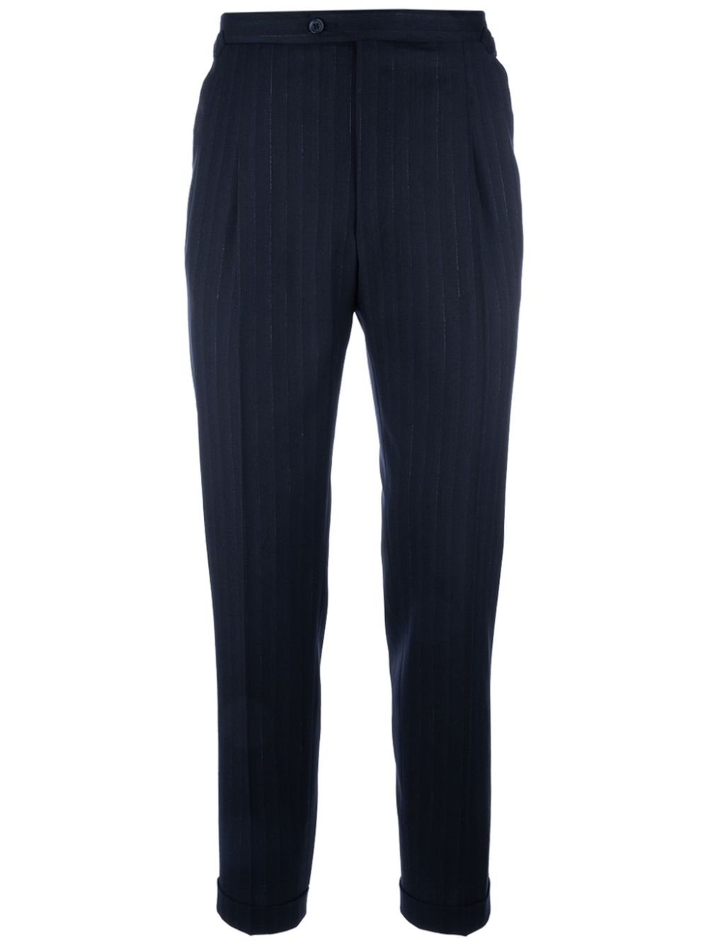 Corneliani striped tailored trousers - Blue von Corneliani