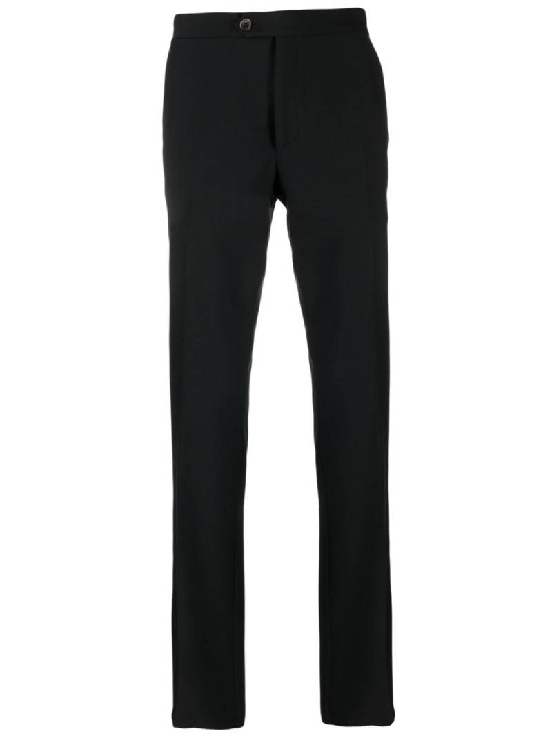 Corneliani tailored slim-cut wool trousers - Black von Corneliani