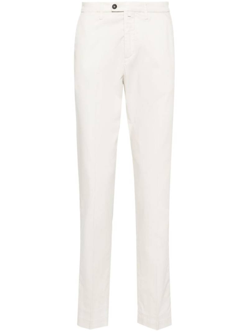 Corneliani tapered-leg twill chinos - Neutrals von Corneliani