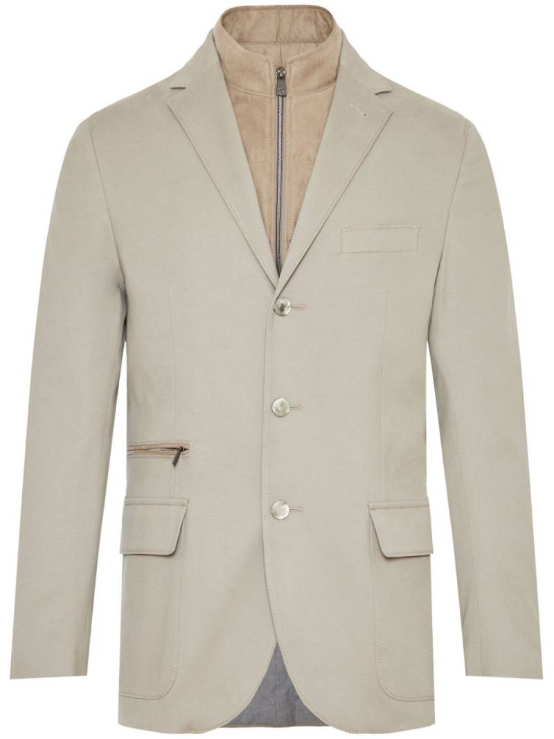 Corneliani tech jacket - Neutrals von Corneliani