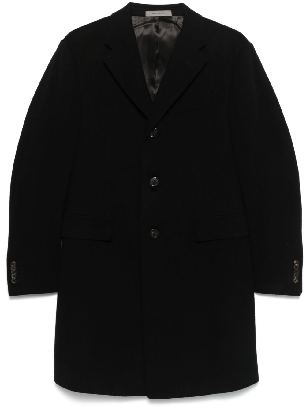 Corneliani virgin-wool coat - Black von Corneliani