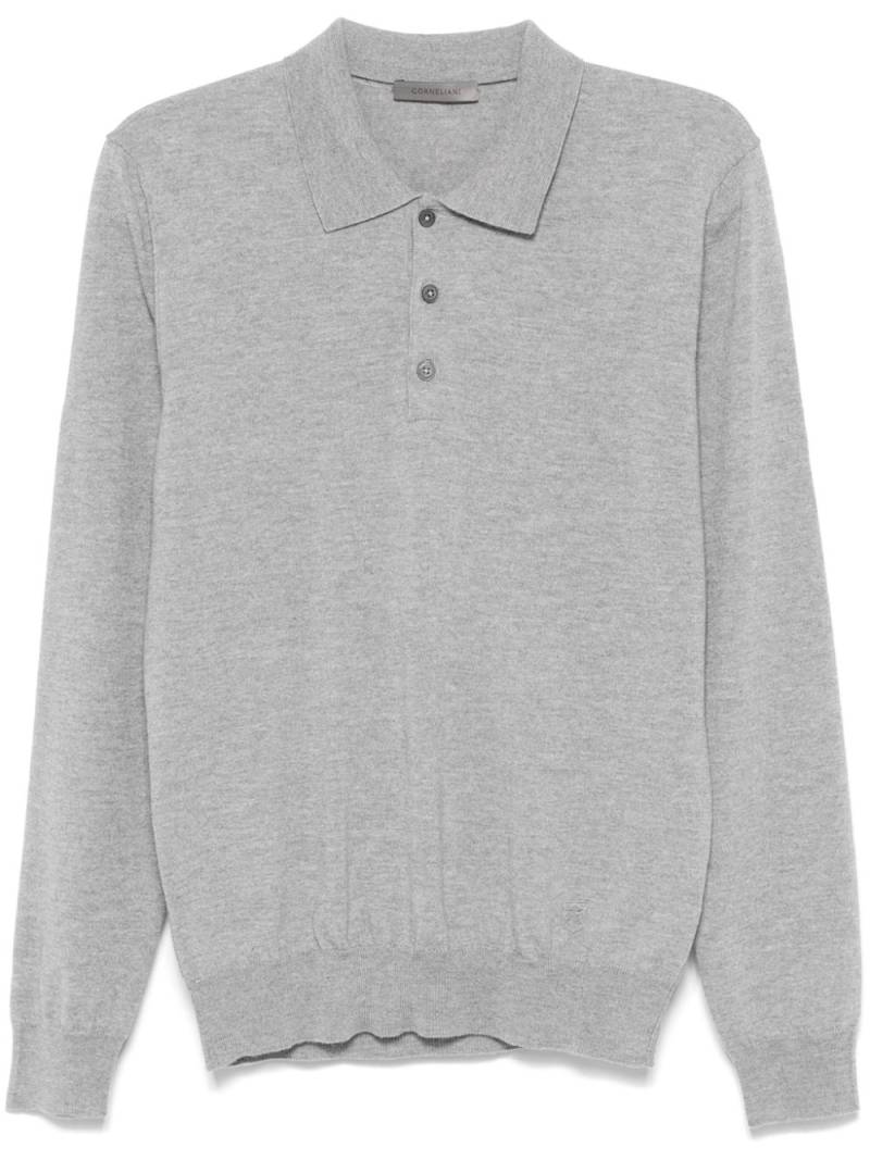 Corneliani virgin wool polo shirt - Grey von Corneliani