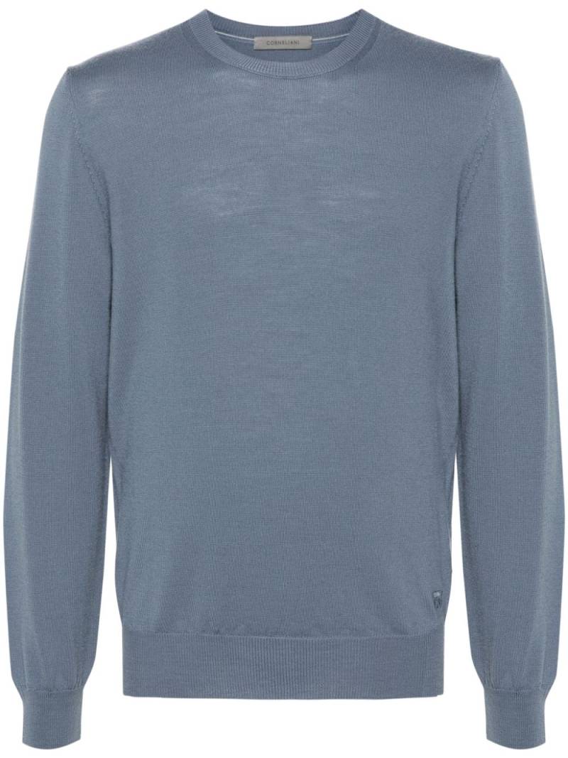 Corneliani virgin-wool sweater - Blue von Corneliani