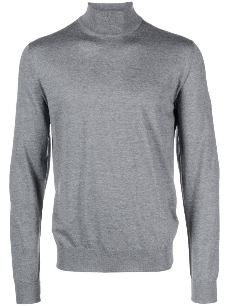 Corneliani virgin-wool turtleneck jumper - Grey von Corneliani