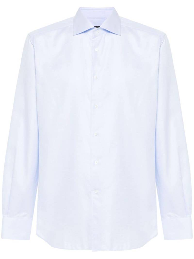 Corneliani zigzag-pattern shirt - Blue von Corneliani