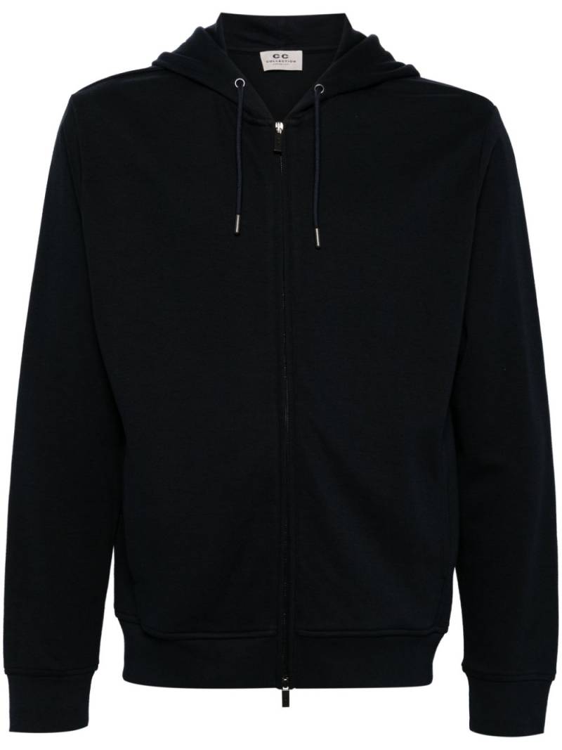 Corneliani zip-up hooded jacket - Blue von Corneliani