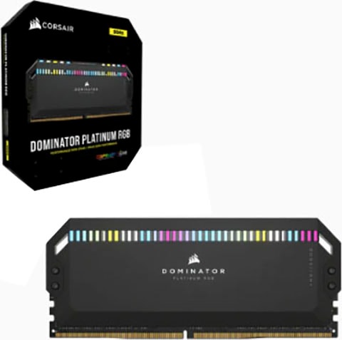 Corsair Arbeitsspeicher »DOMINATOR® PLATINUM RGB 32GB (2x16GB) DDR5 DRAM 5200MHz C40« von Corsair