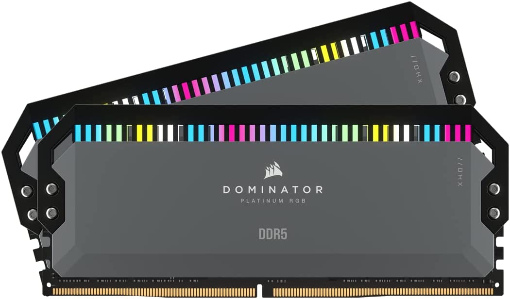 Corsair Arbeitsspeicher »DOMINATOR PLATINUM RGB DDR5 6000MT/s 64GB (2x32GB)«, RGB Beleuchtung ICUE, AMD optimiert von Corsair