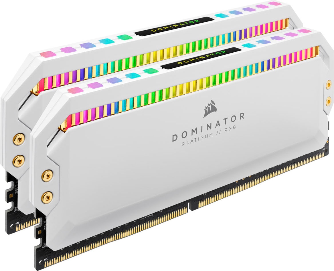 Corsair Arbeitsspeicher »Dominator Platinum RGB DDR4 3600MHz 16GB UDIMM White (2x8GB)« von Corsair