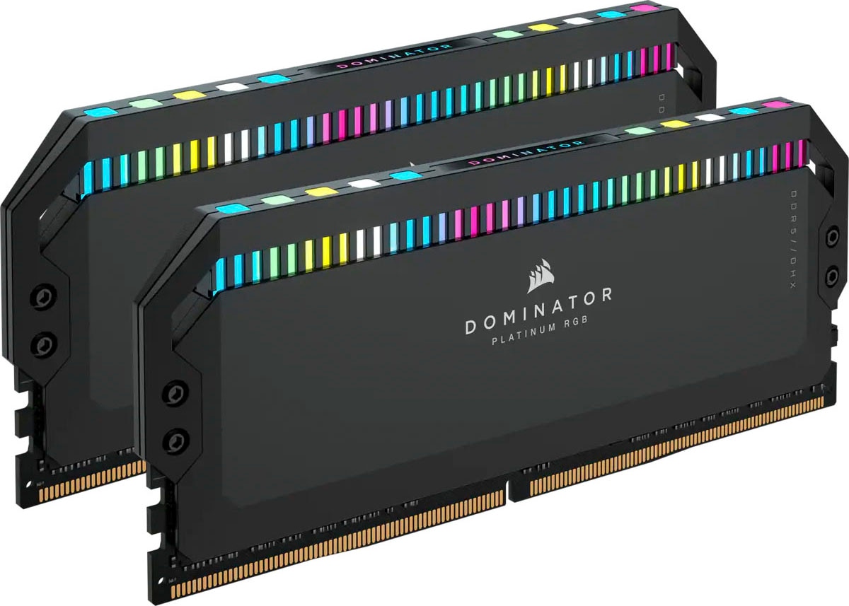 Corsair Arbeitsspeicher »Dominator Platinum RGB DDR5 6200MHz DIMM 32GB (2x16GB)«, RGB Beleuchtung ICUE von Corsair