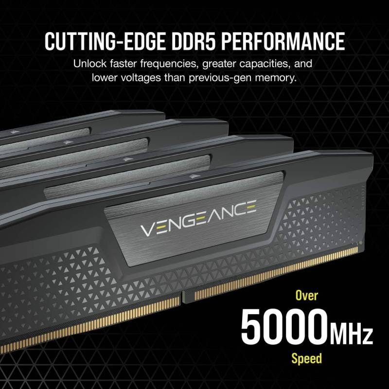 Corsair Arbeitsspeicher »VENGEANCE DDR5 6000 64GB (2x32GB)«, Intel optimiert von Corsair