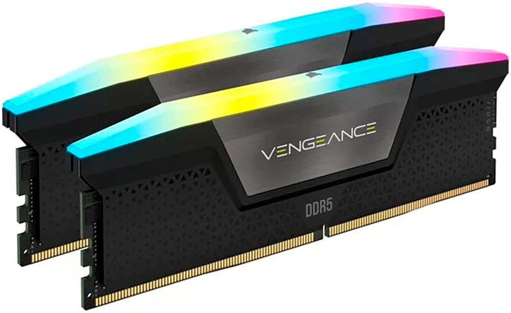 Corsair Arbeitsspeicher »VENGEANCE RGB DDR5 6400MT/s 32GB (2x16GB)«, Intel optimiert von Corsair