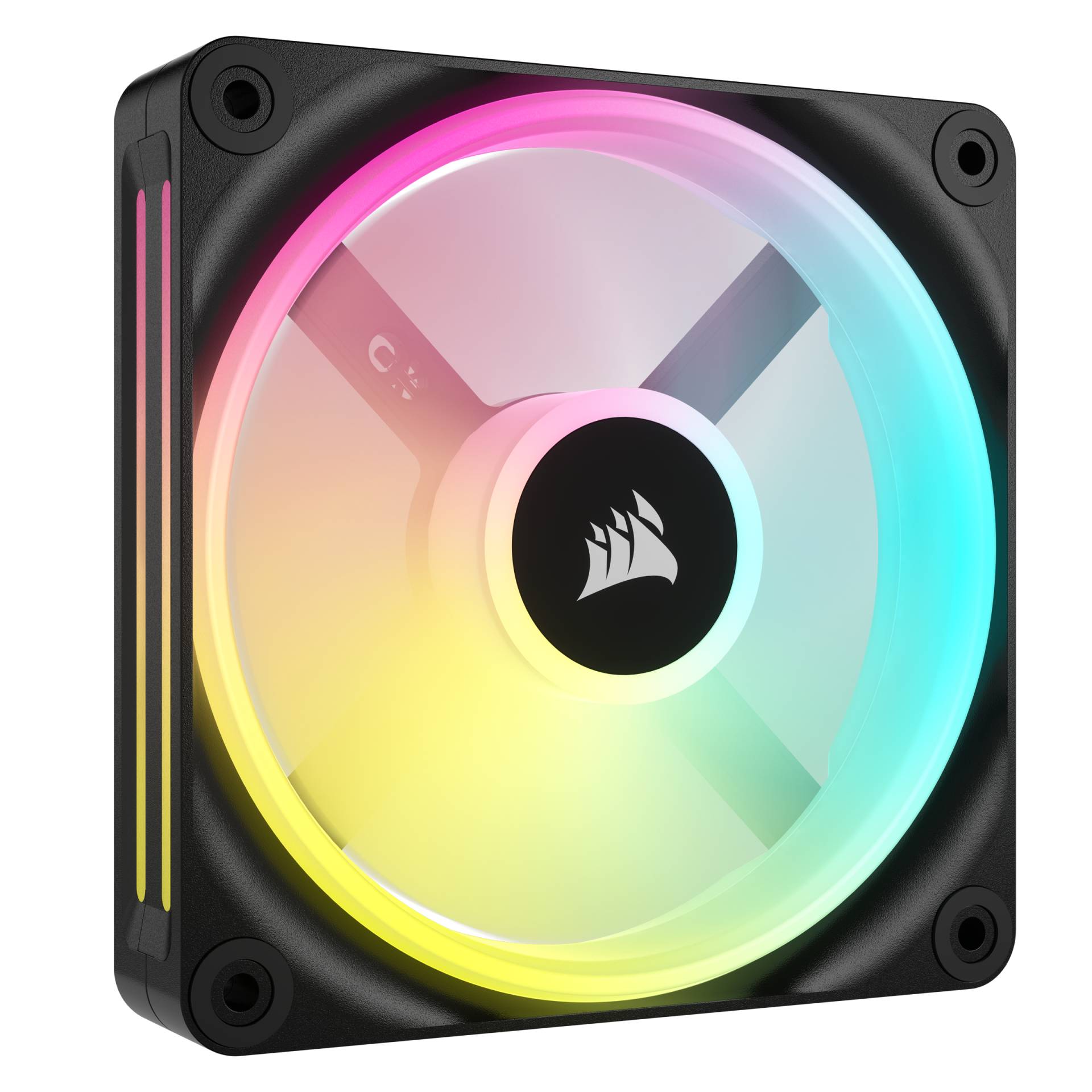 Corsair Gehäuselüfter »iCUE LINK QX140 RGB Erweiterungskit 140-mm-PWM-Lüfter«, RGB-Lüfter von Corsair