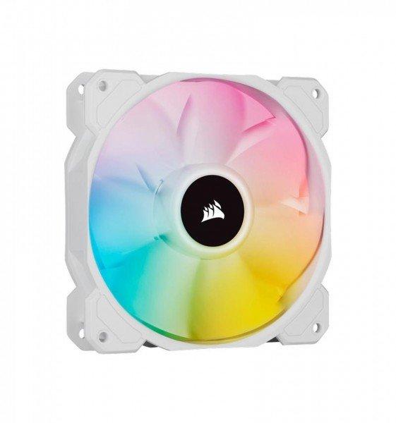 SP Series, White SP120 RGB ELITE, 120mm RGB LED Fan with AirGuide, Single Pack von Corsair