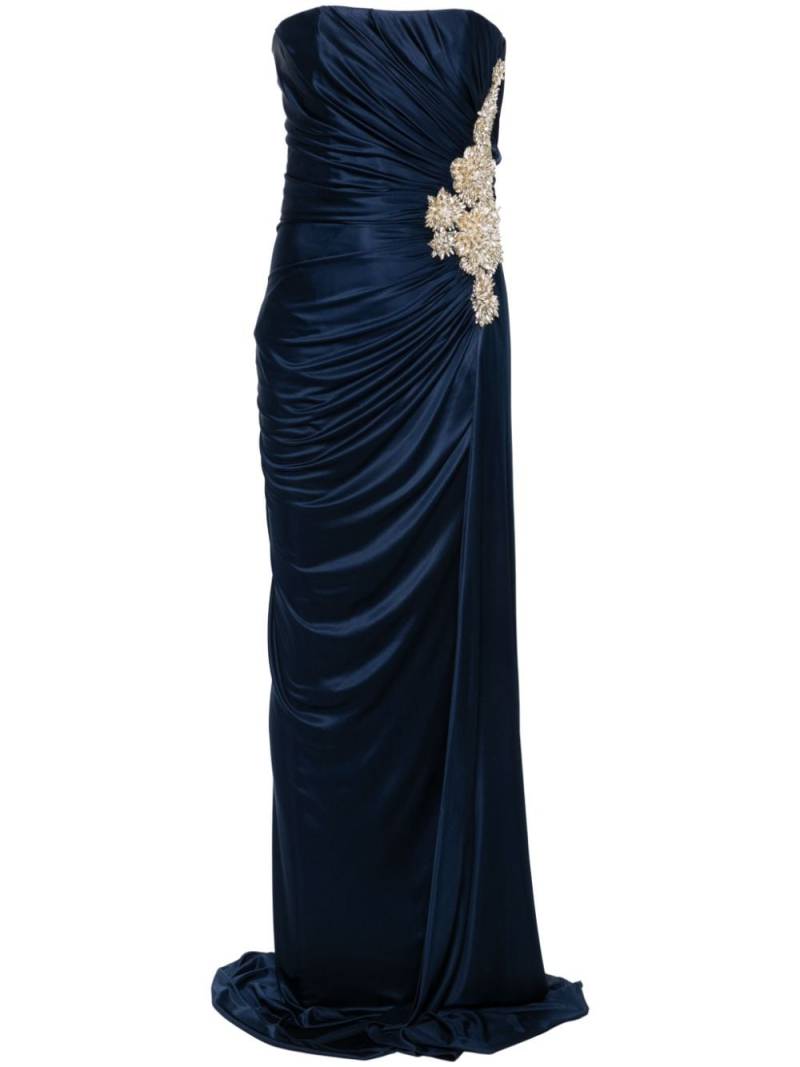 Costarellos Elettra gown - Blue von Costarellos