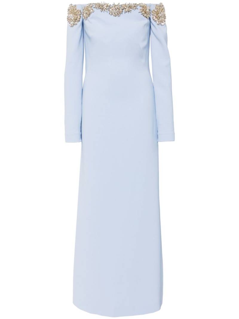 Costarellos Meline gown - Blue von Costarellos