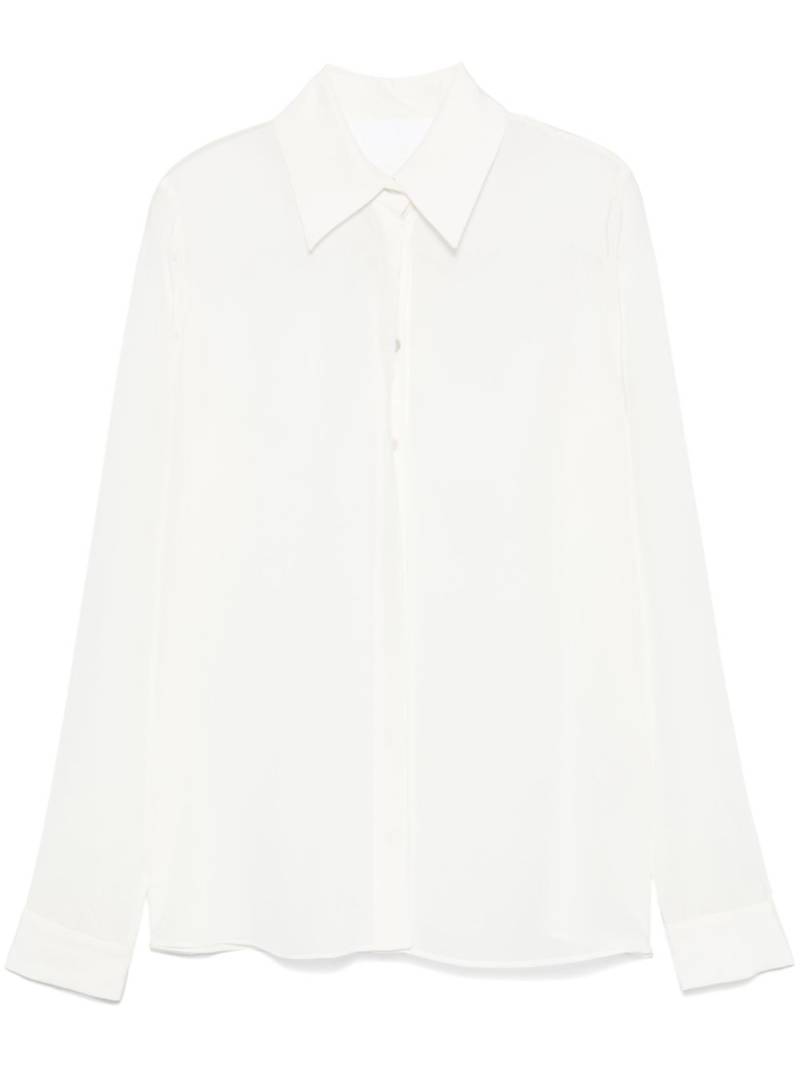 Costarellos crepe-de-chine shirt - White von Costarellos